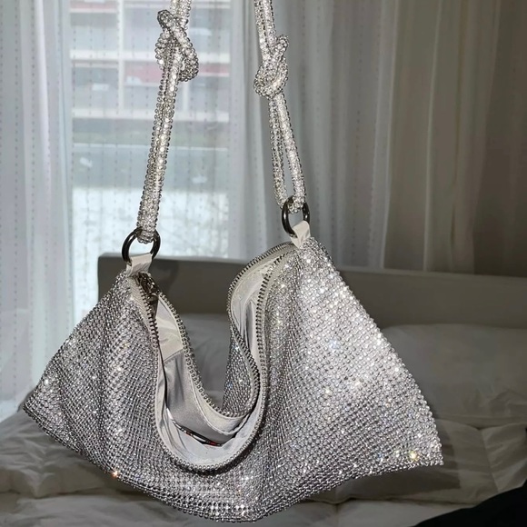 Diamanté purse - Picture 7 of 7